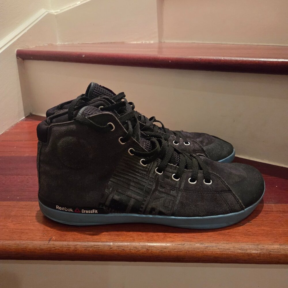 Reebok CrossFit High Top Sneakers Men's Size 13 Black/Teal Training Shoes